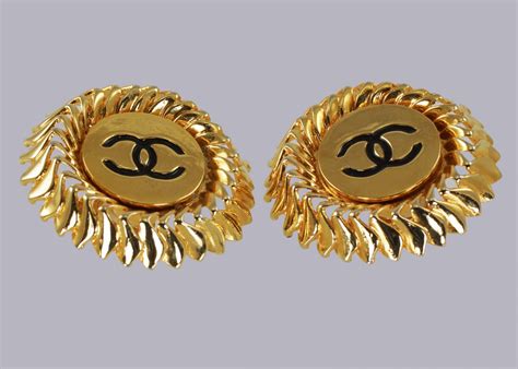 vintage chanel earrings australia|chanel runway earrings price.